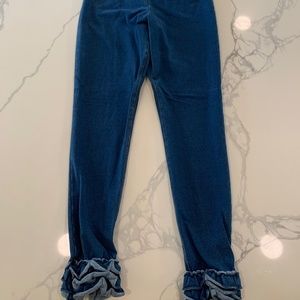 Matilda Jane Ruffled Bottom Jeggings Size 12